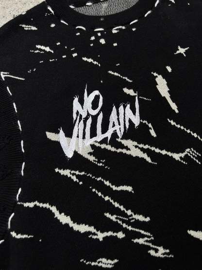 "Main Villain" Knit Vest-IYAMIUIO