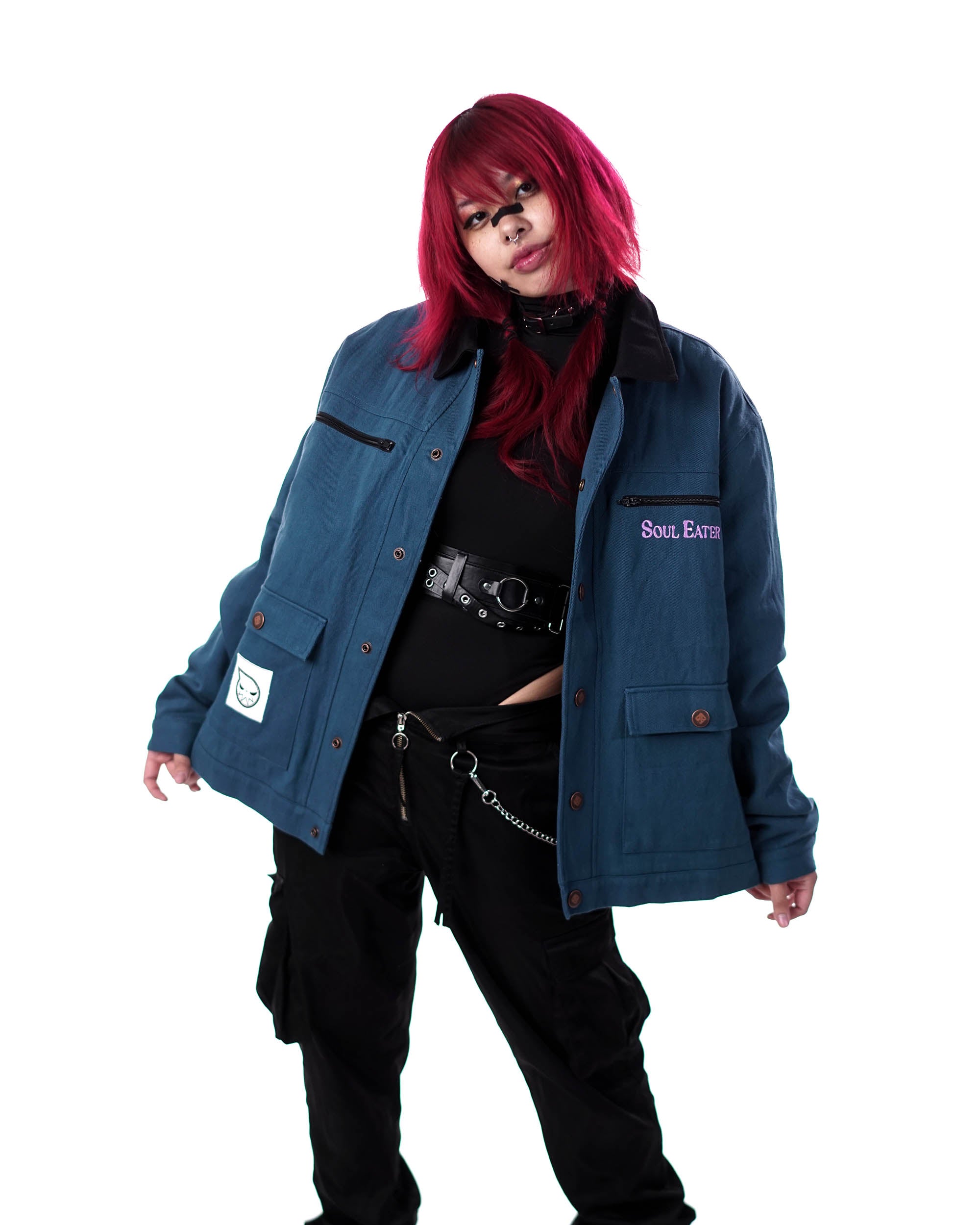 Soul Eater - Friendly Fire Denim Jacket - Tier 1-IYAMIUIO