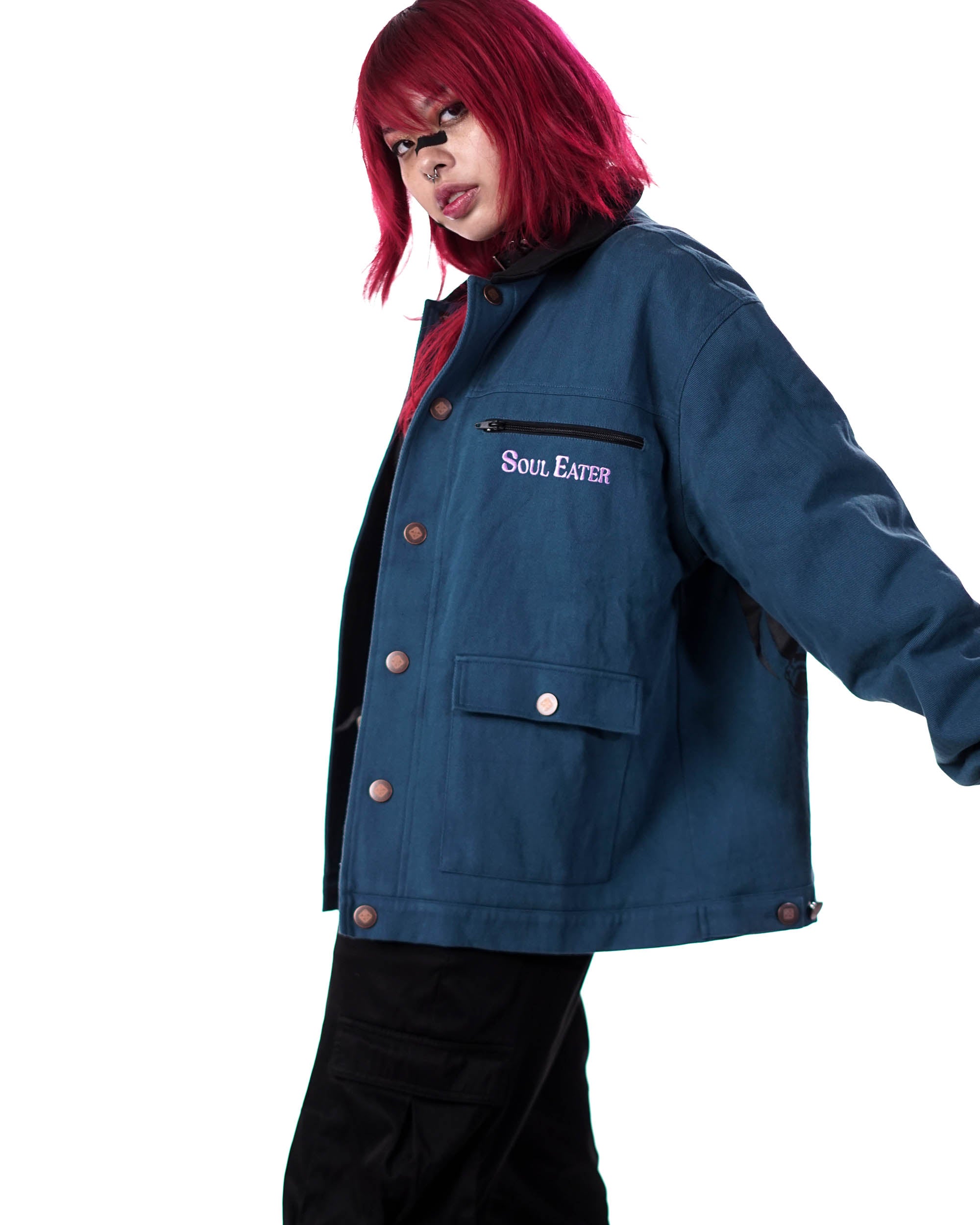 Soul Eater - Friendly Fire Denim Jacket - Tier 1-IYAMIUIO