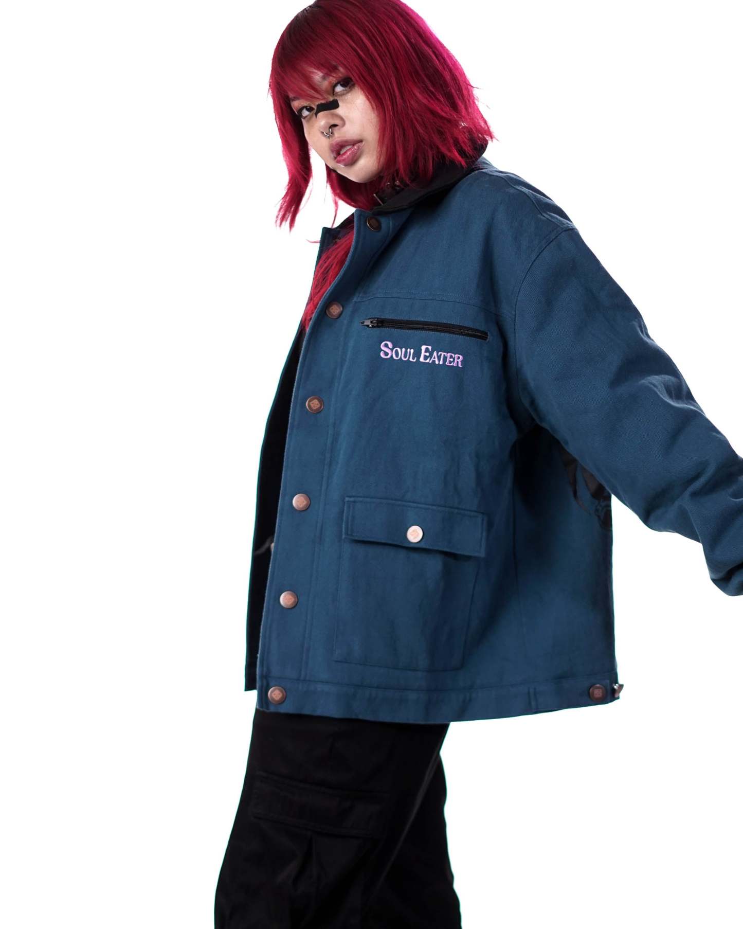 Soul Eater - Friendly Fire Denim Jacket - Tier 1-IYAMIUIO