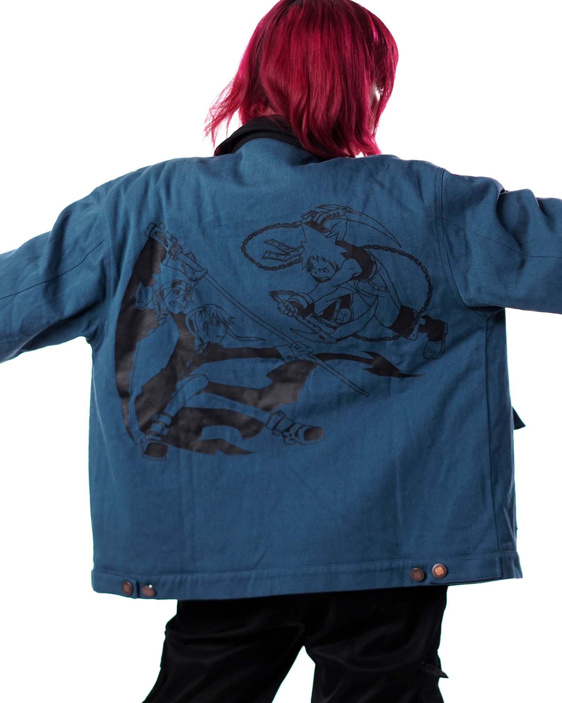 Soul Eater - Friendly Fire Denim Jacket - Tier 1-IYAMIUIO