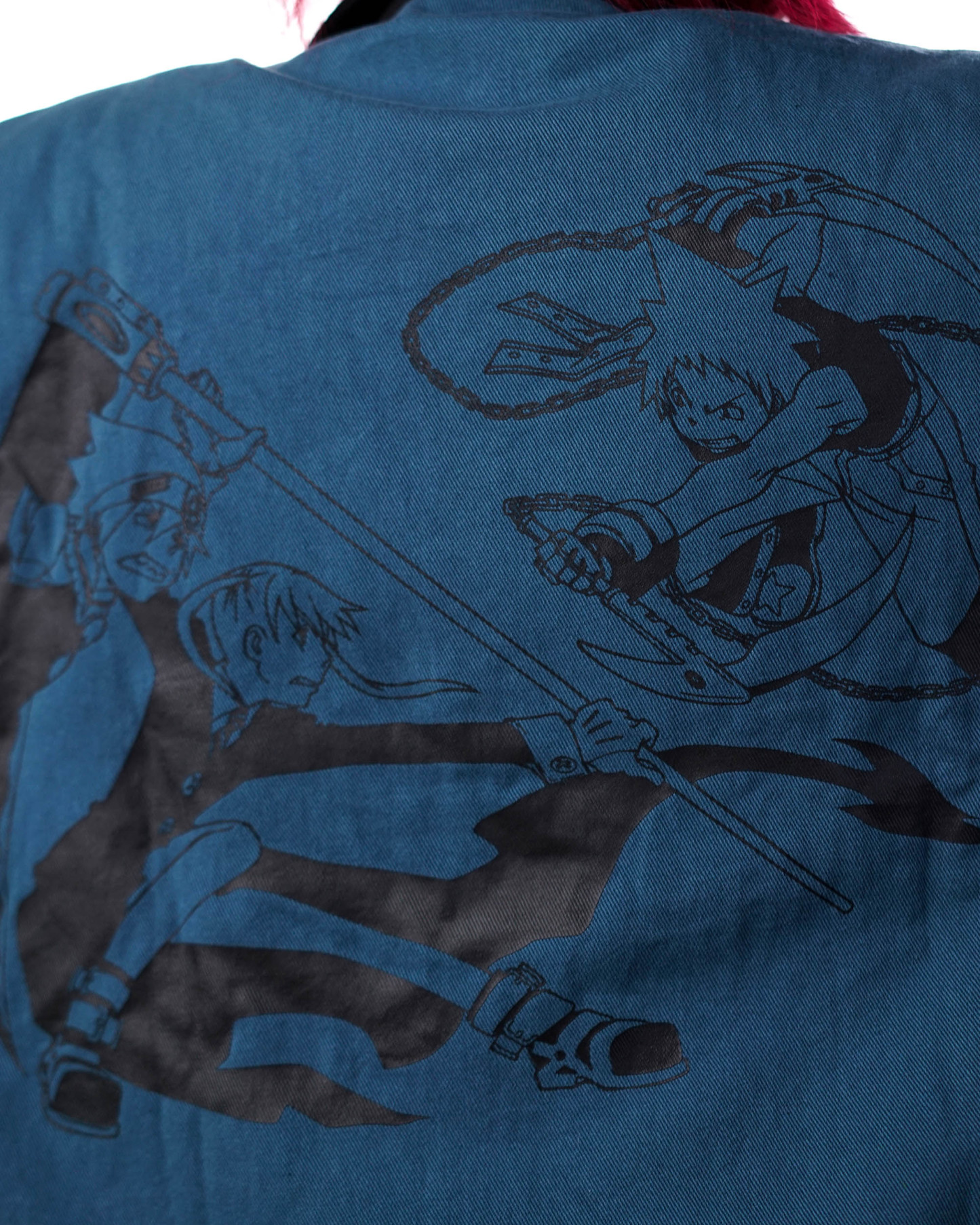 Soul Eater - Friendly Fire Denim Jacket - Tier 1-IYAMIUIO