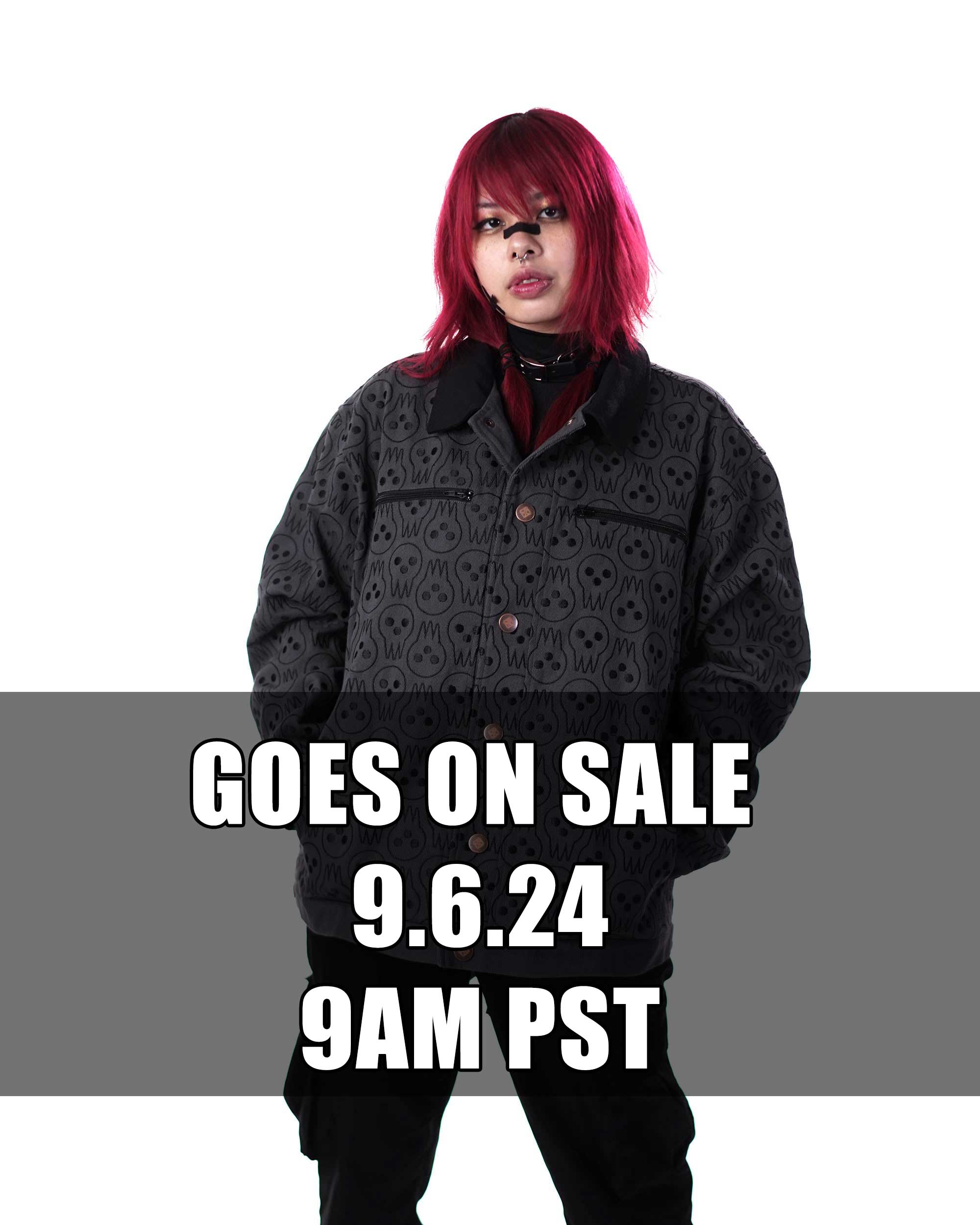 Soul Eater - Lord Death Pattern Denim Jacket - Tier 1-IYAMIUIO