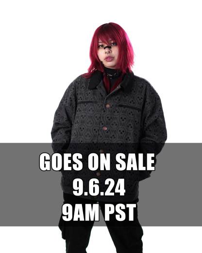 Soul Eater - Lord Death Pattern Denim Jacket - Tier 1-IYAMIUIO