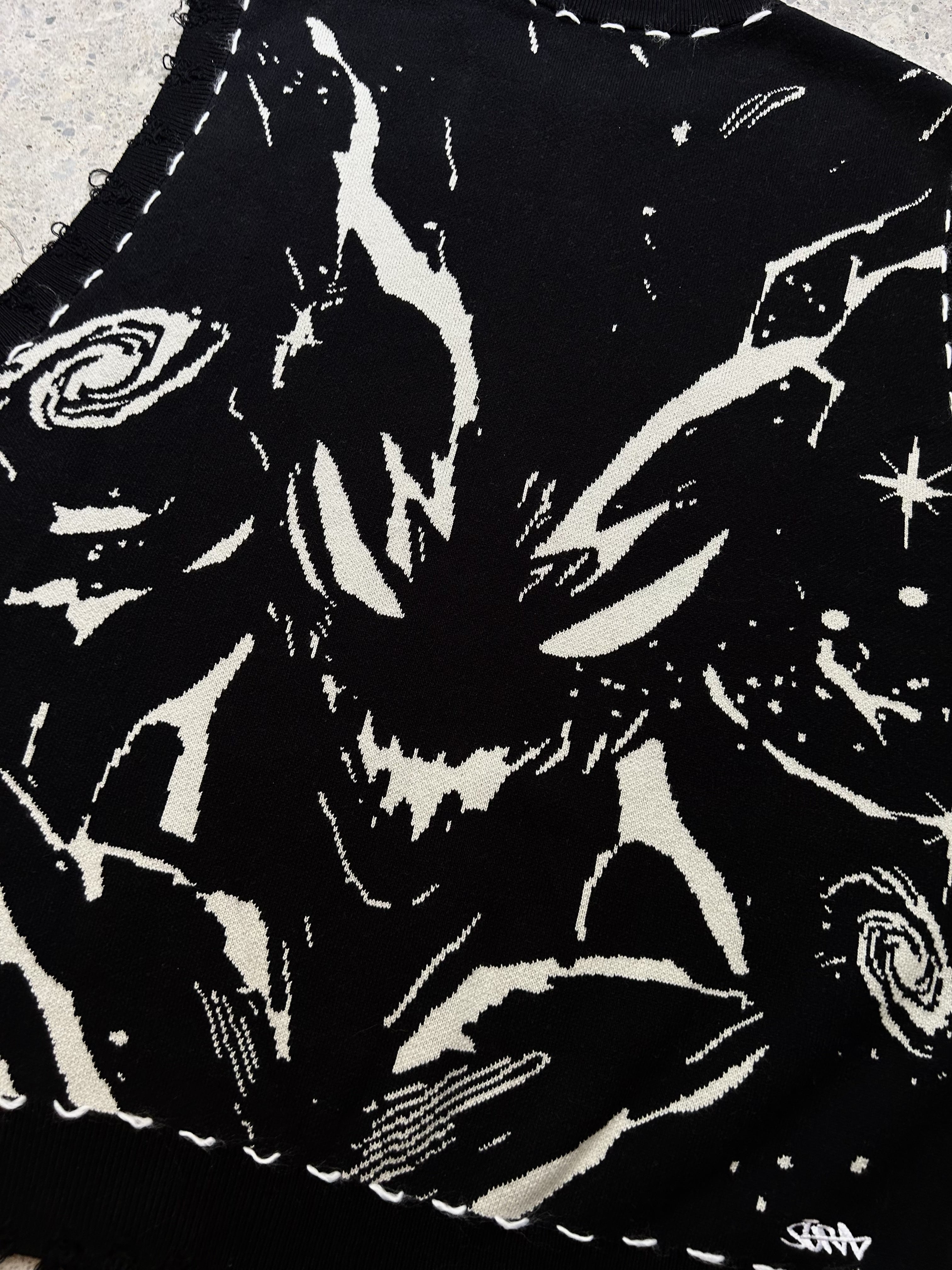 "Main Villain" Knit Vest-IYAMIUIO