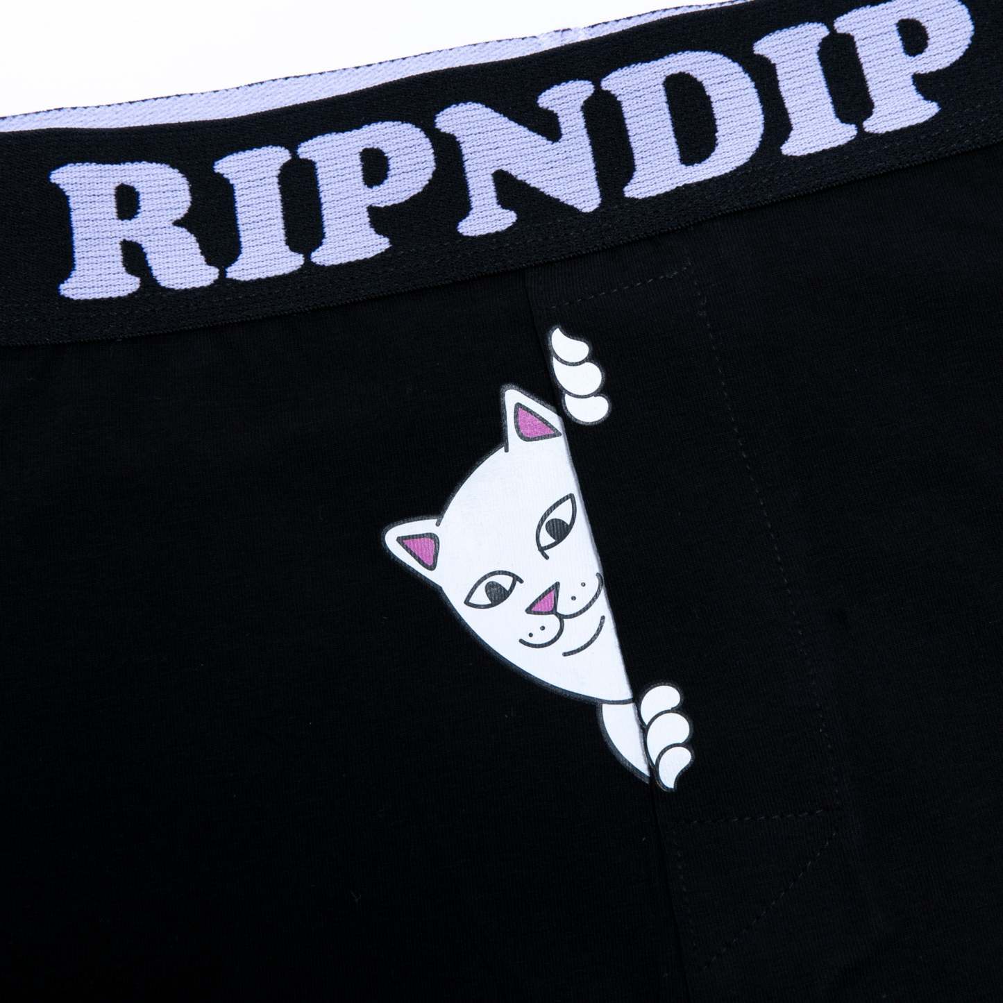 Peek A Nermal Boxers (Black)-IYAMIUIO
