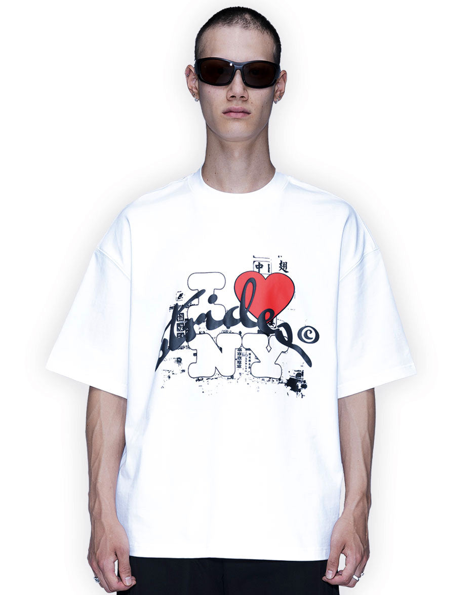 Love NY Puffprint Tee-IYAMIUIO