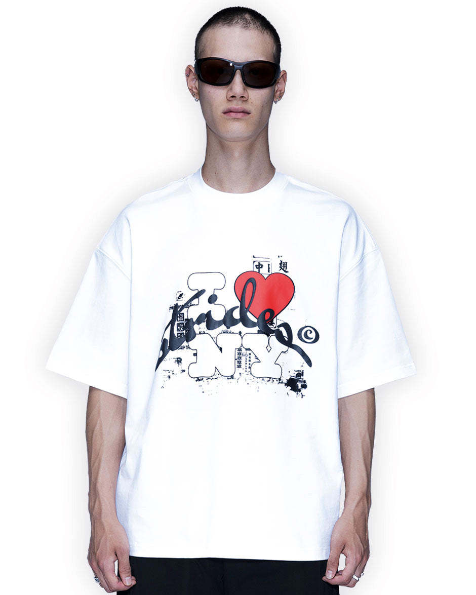 Love NY Puffprint Tee-IYAMIUIO