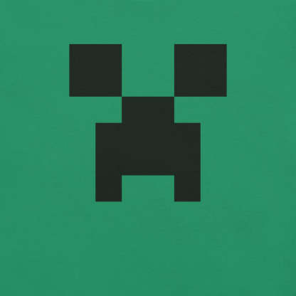 Minecraft Creeper Big Face Adult T-Shirt
