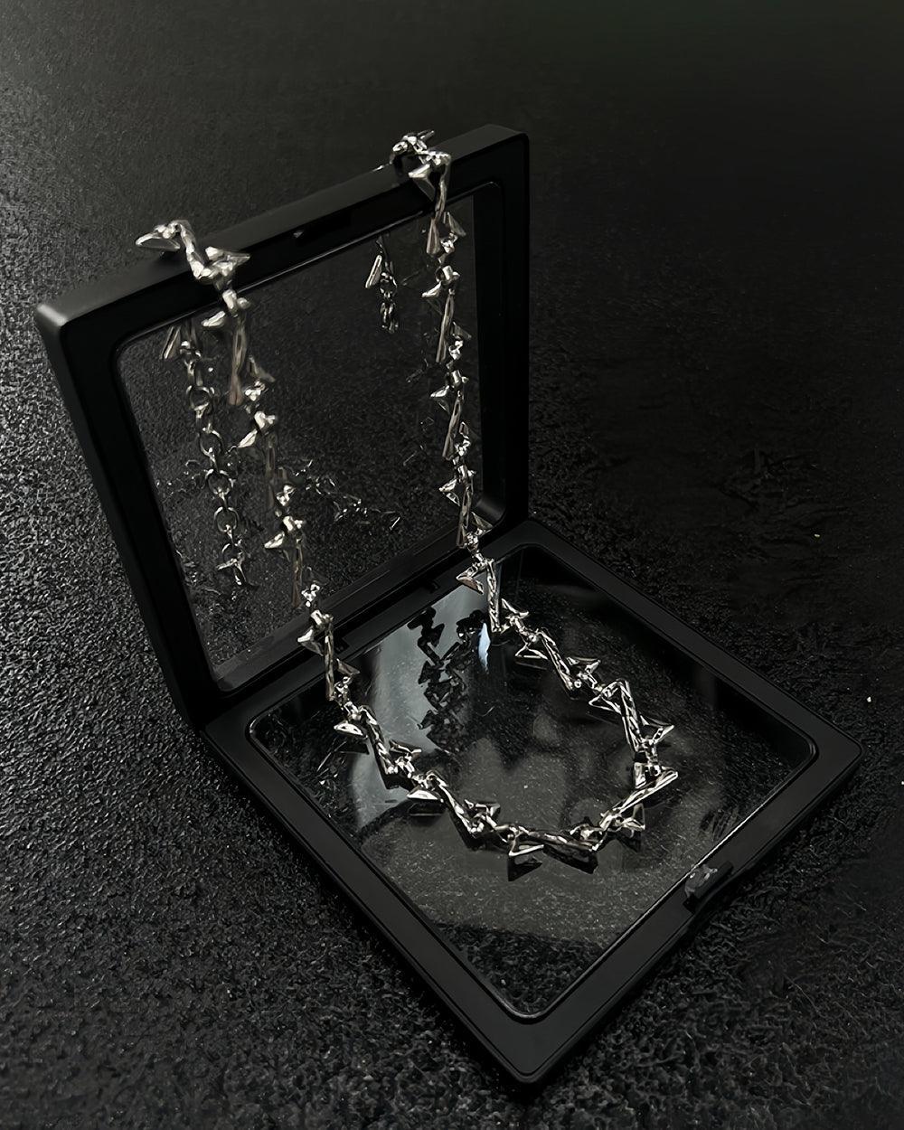 Unregular Twisted Hip-Hop Braided Necklace