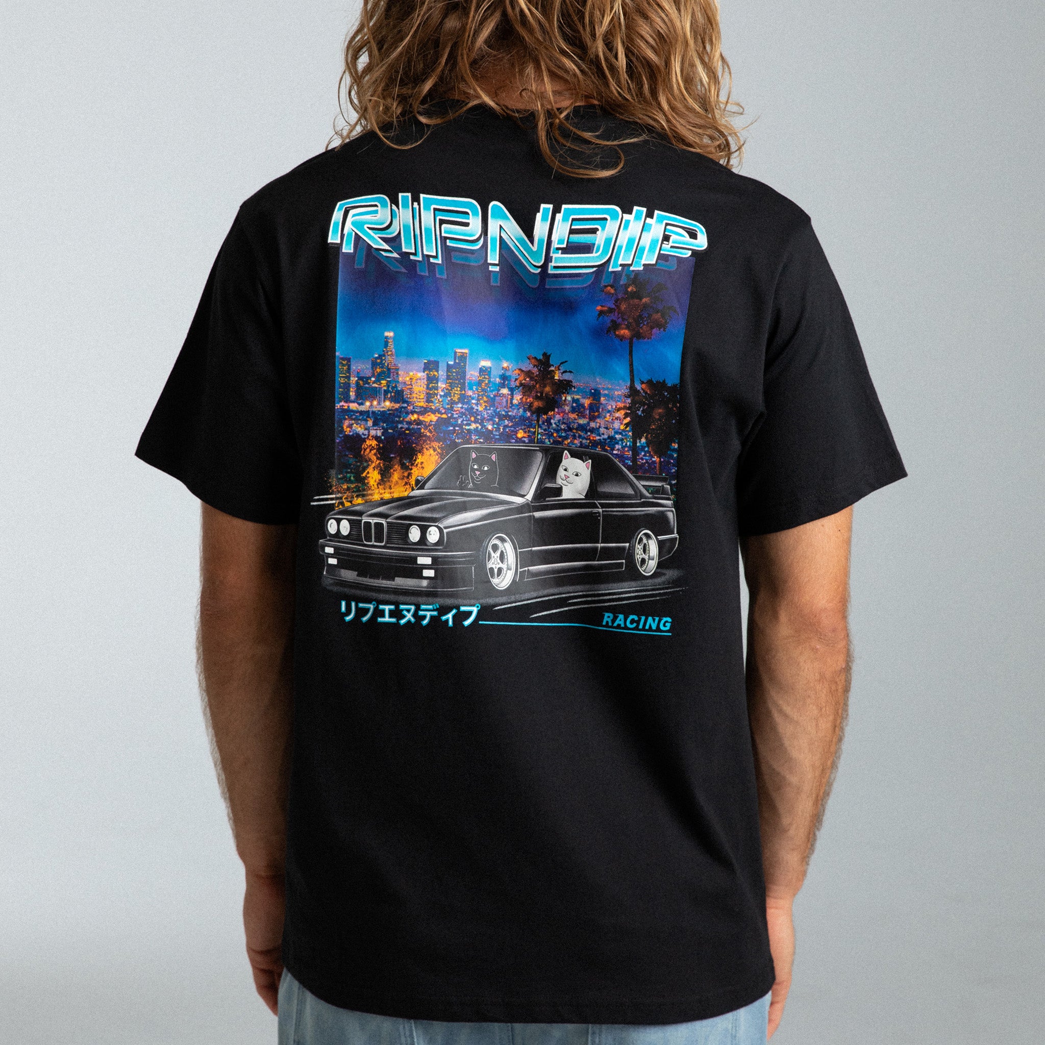 Vroom Vroom Tee (Black)-IYAMIUIO