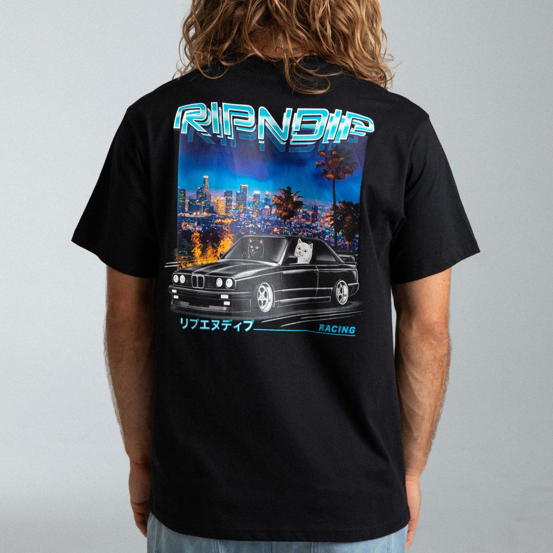 Vroom Vroom Tee (Black)-IYAMIUIO