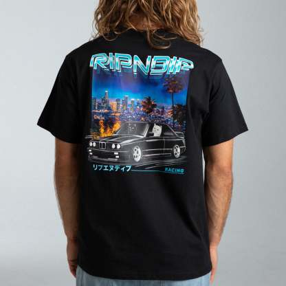 Vroom Vroom Tee (Black)-IYAMIUIO