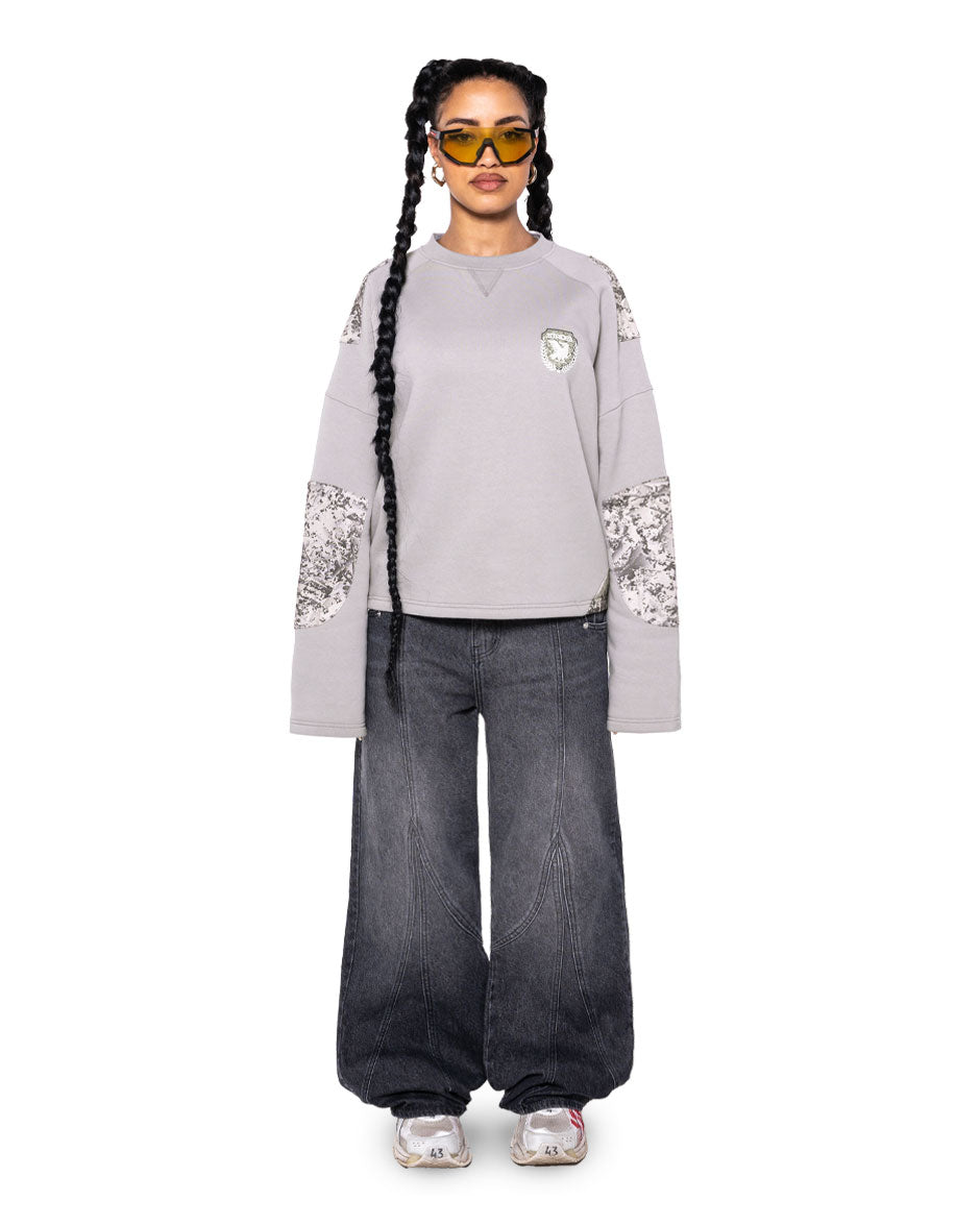 Camou Longsleeve Delta Grey-IYAMIUIO