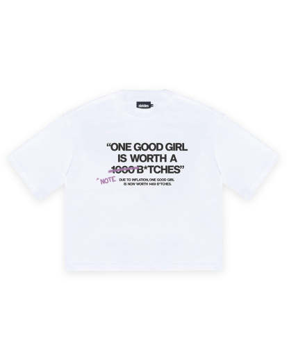 Bound Tee White-IYAMIUIO