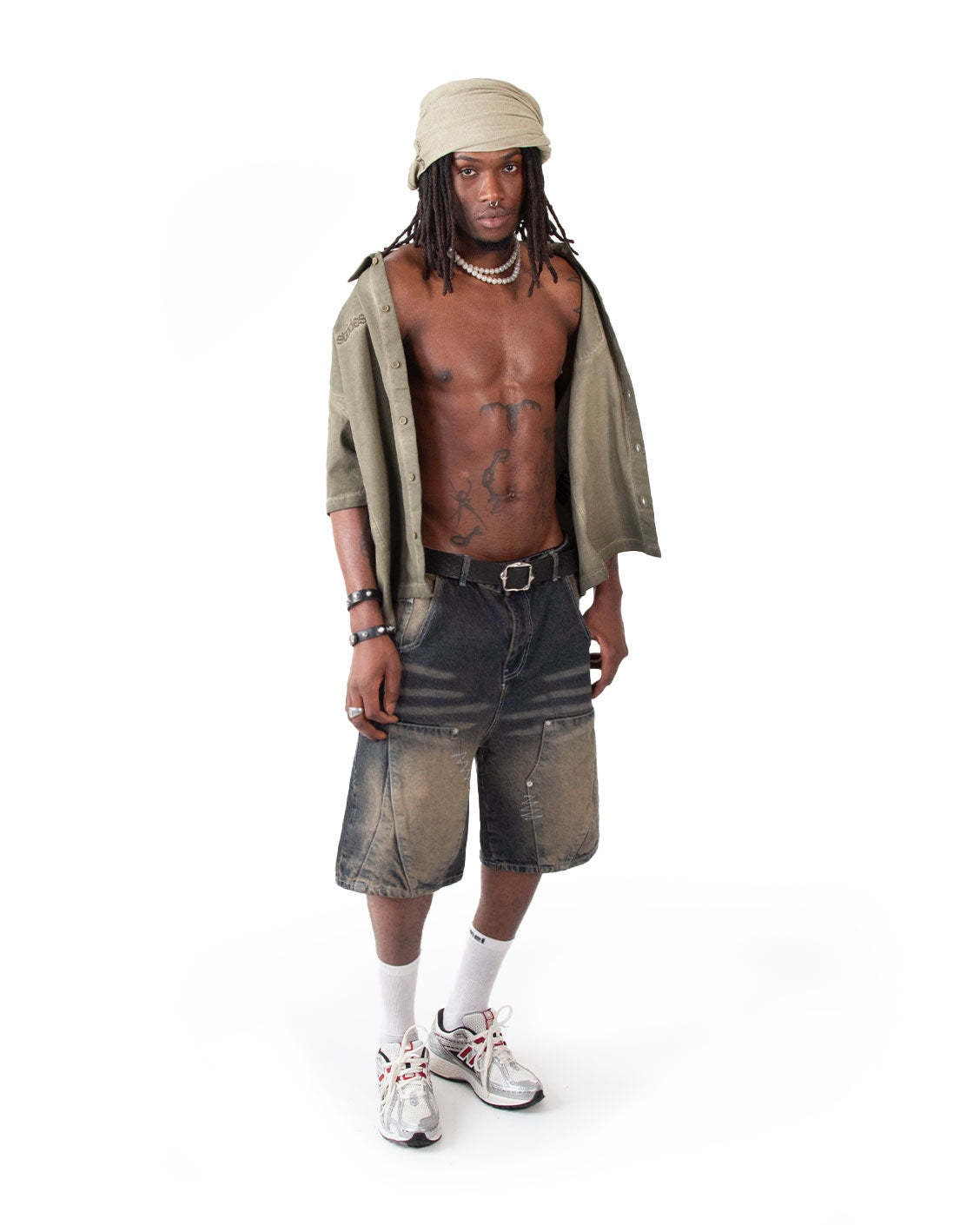 Ranger Shirt Olive Oil Wash-IYAMIUIO