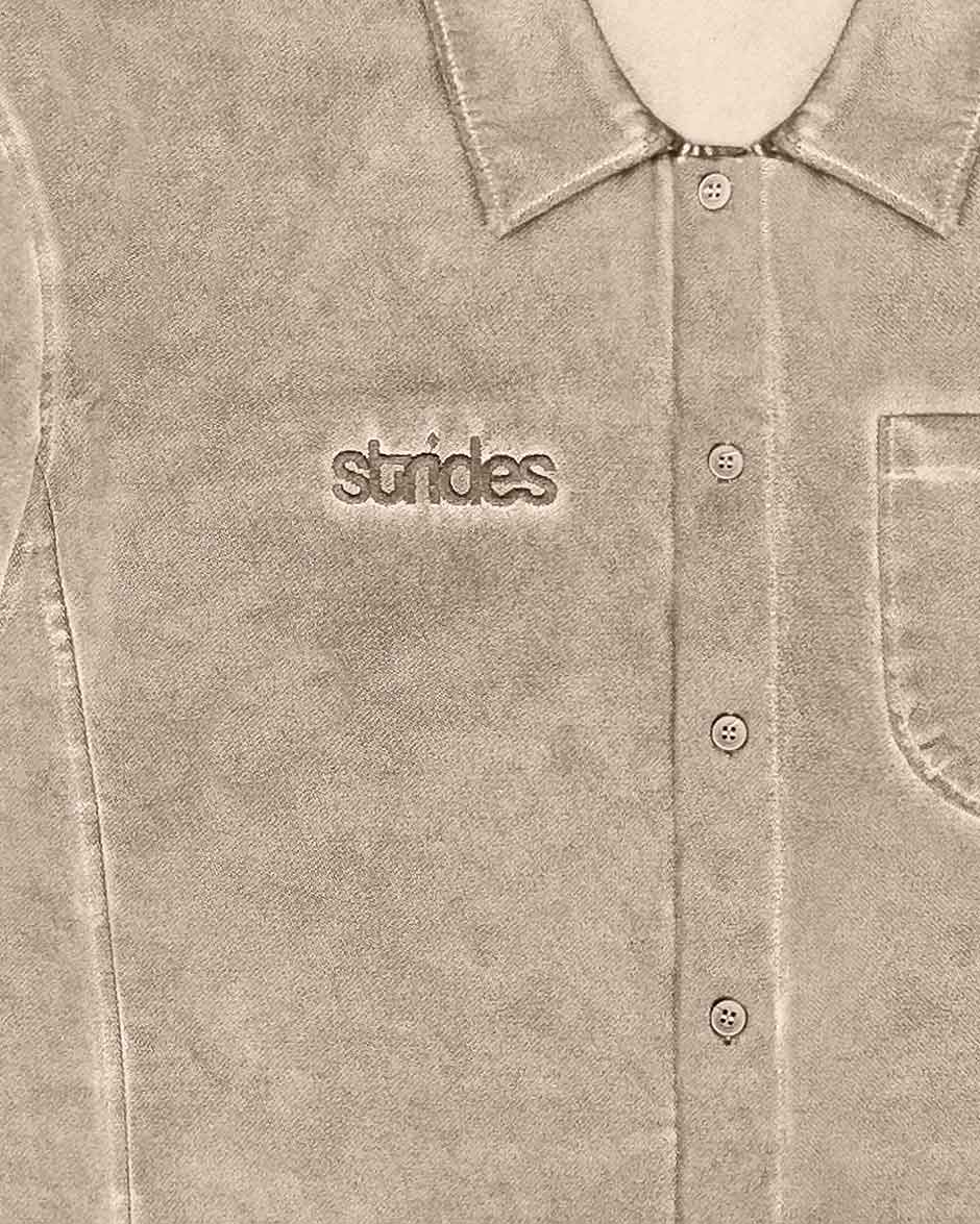 Ranger Shirt Beige Oil Wash-IYAMIUIO