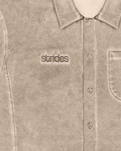 Ranger Shirt Beige Oil Wash-IYAMIUIO