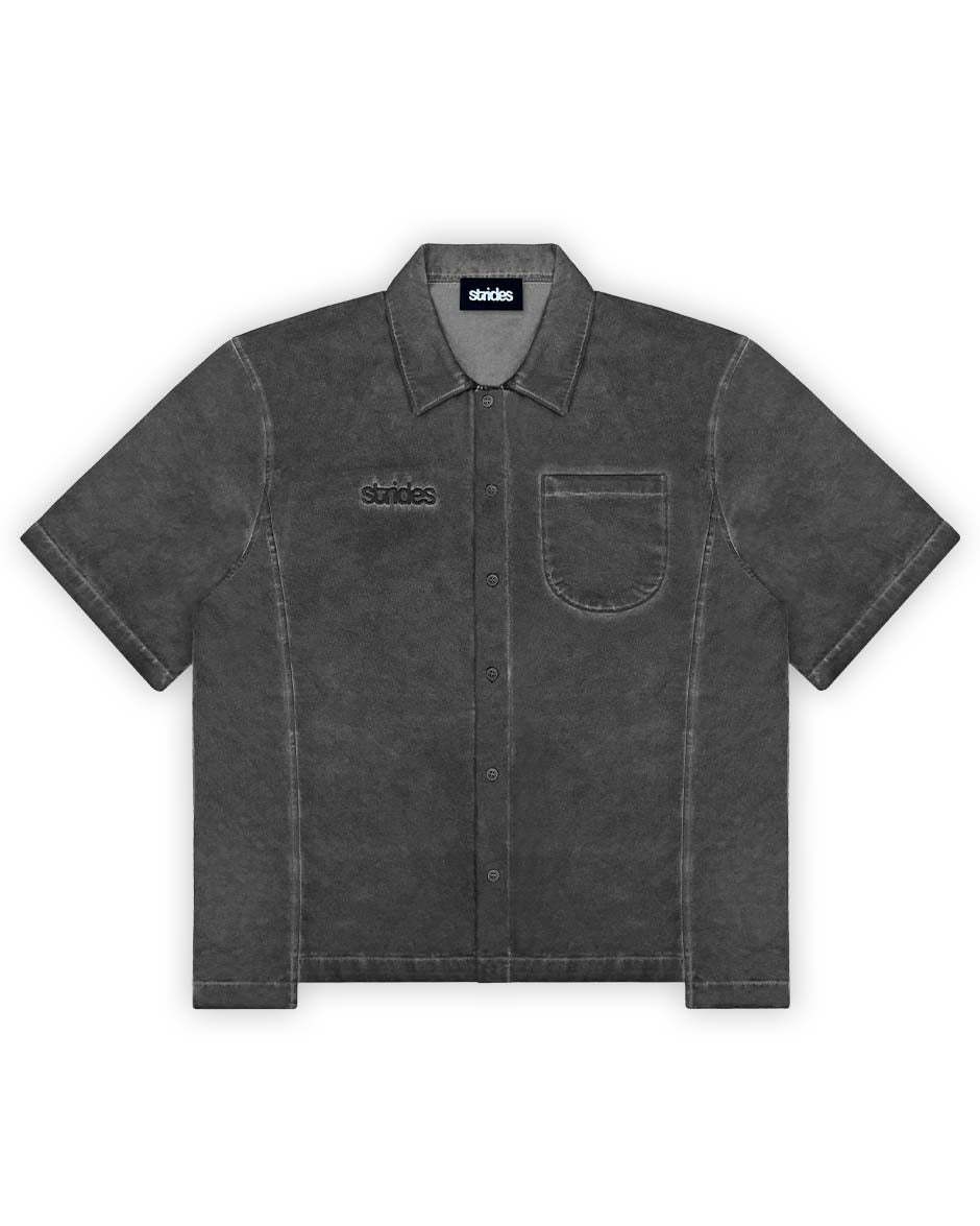 Ranger Shirt Black Oil Wash-IYAMIUIO