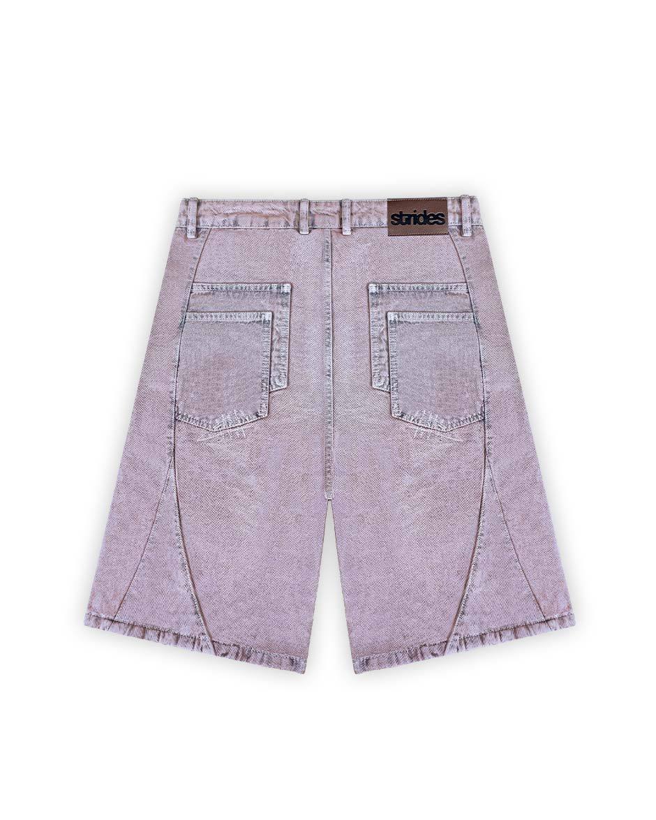 Carpenter Split Jorts Acid Pink-IYAMIUIO