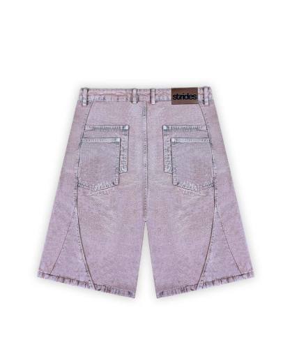 Carpenter Split Jorts Acid Pink-IYAMIUIO