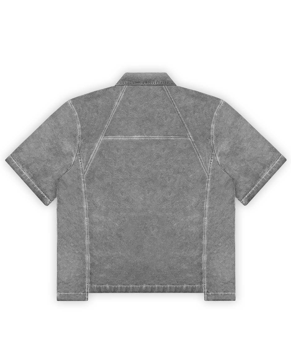 Ranger Shirt Grey Oil Wash-IYAMIUIO