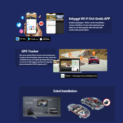 4K Full HD Smart Dash Cam