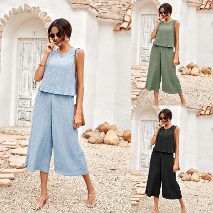 Strapless Solid Color Loose Short Sleeve Set (Buy 2 Free Shipping)