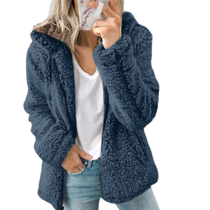 Women's Hooded Wool Coat