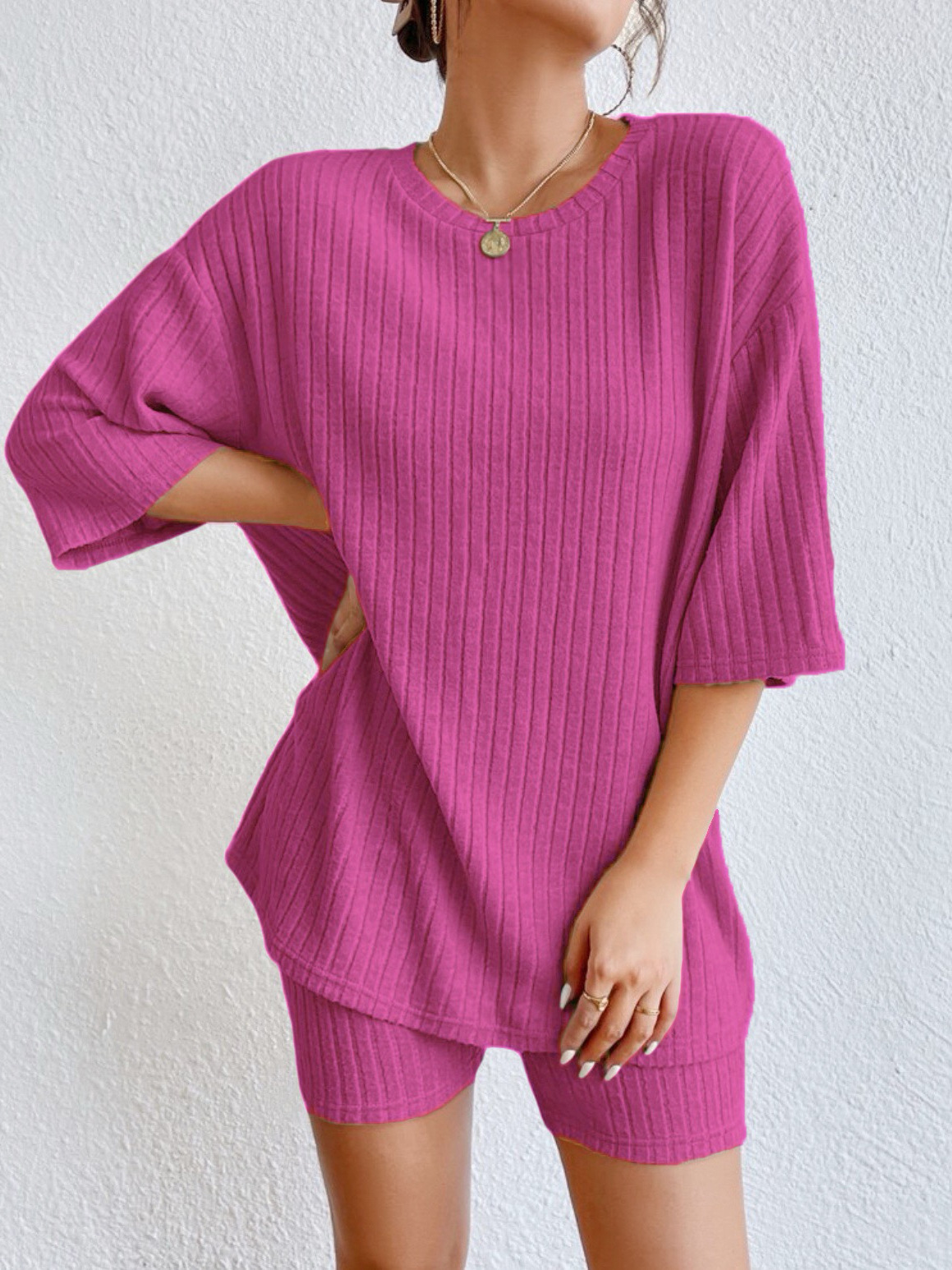 Comfortable Loose Knitted Suit