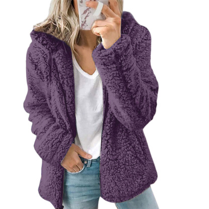 Women's Hooded Wool Coat