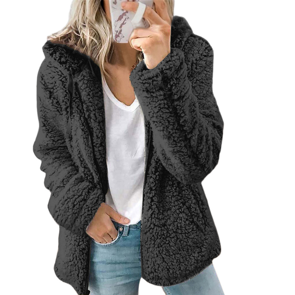 Women's Hooded Wool Coat