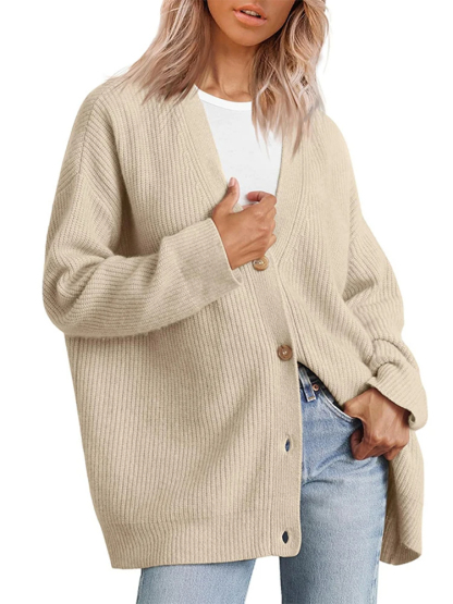Autumn Winter V Neck Cardigan