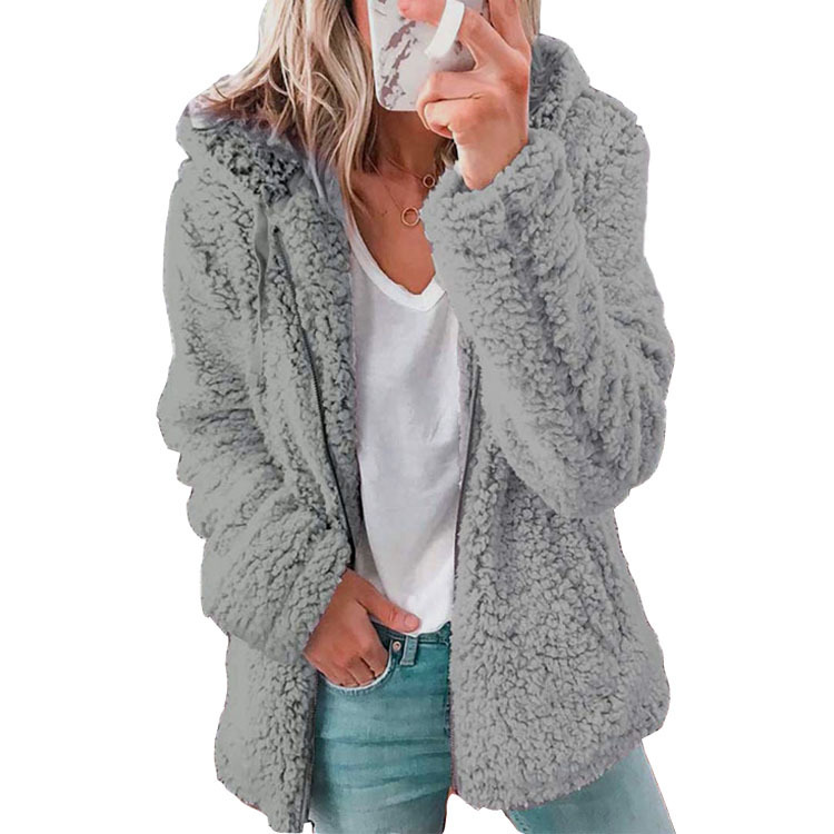 Women's Hooded Wool Coat