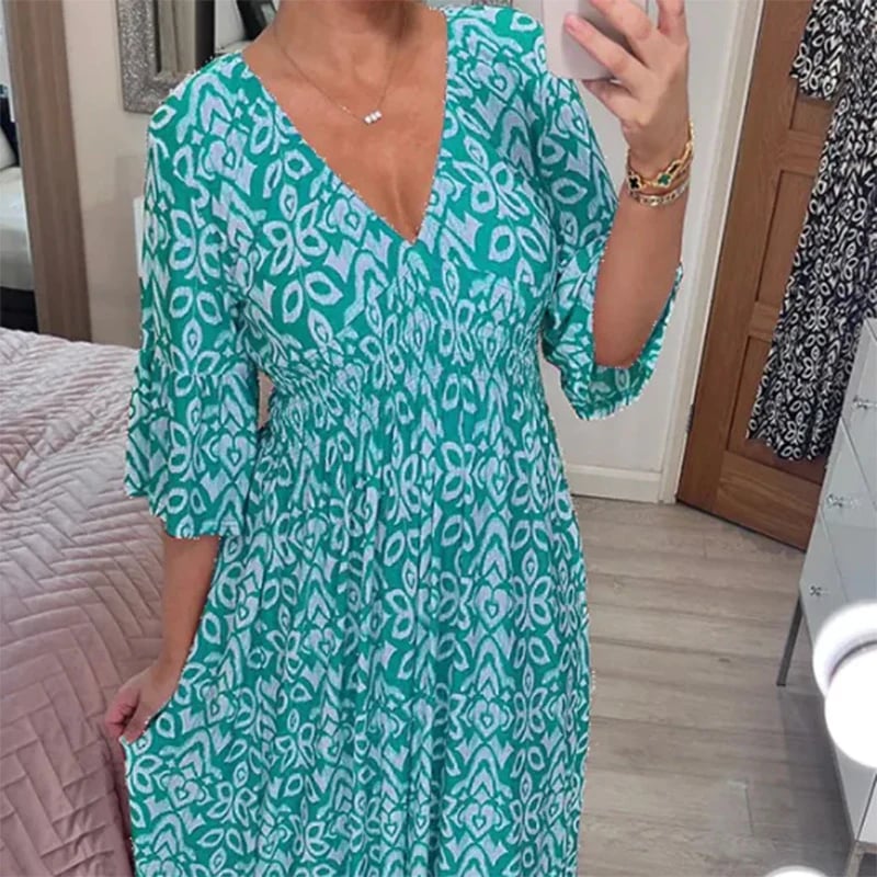 🔥HOT SALE 49% OFF🔥Women’s V-neck floral dress
