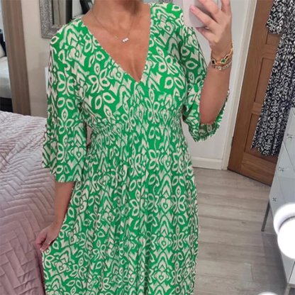 🔥HOT SALE 49% OFF🔥Women’s V-neck floral dress