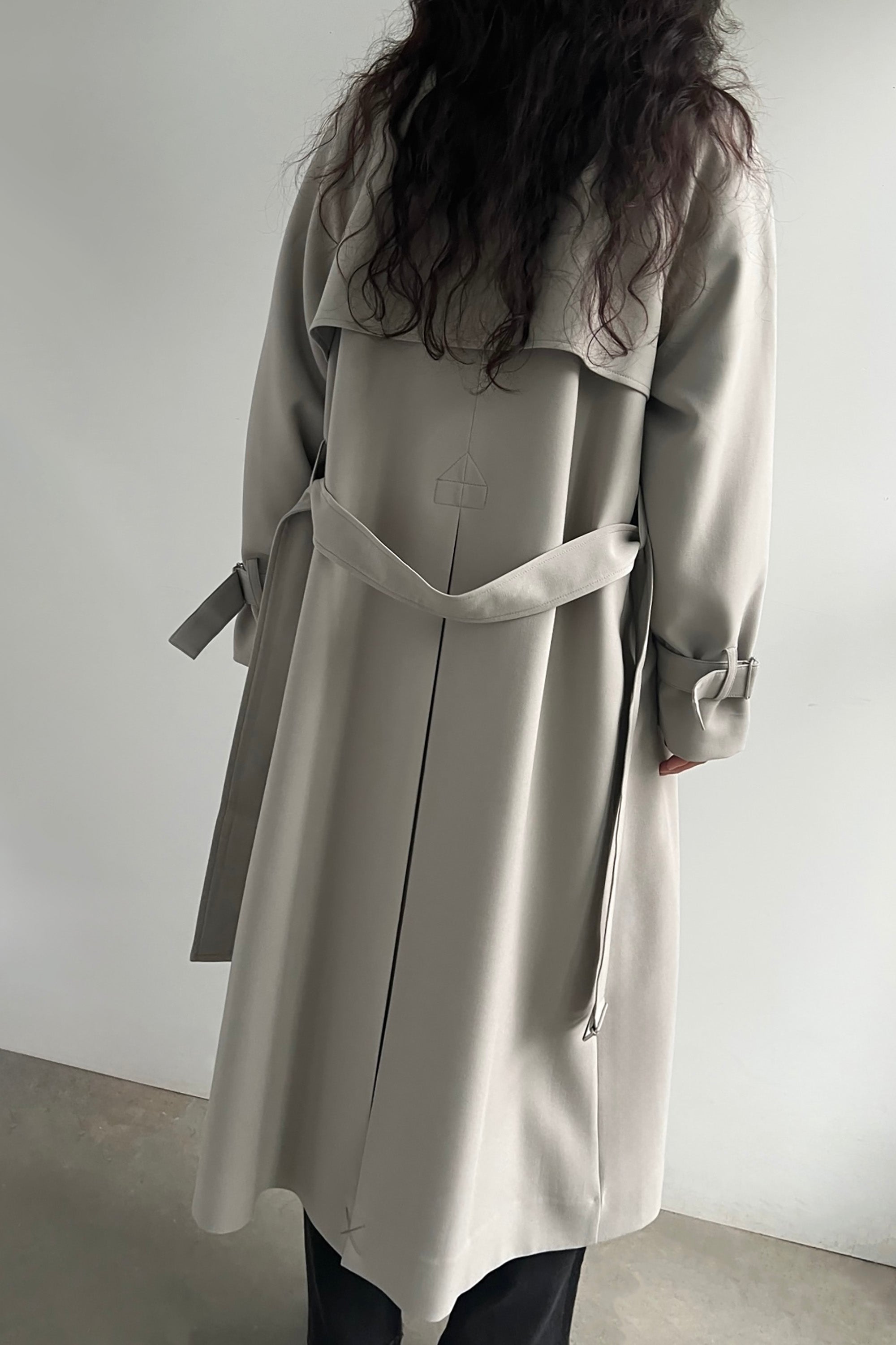 (Free Shipping)Oversized Trench Coat