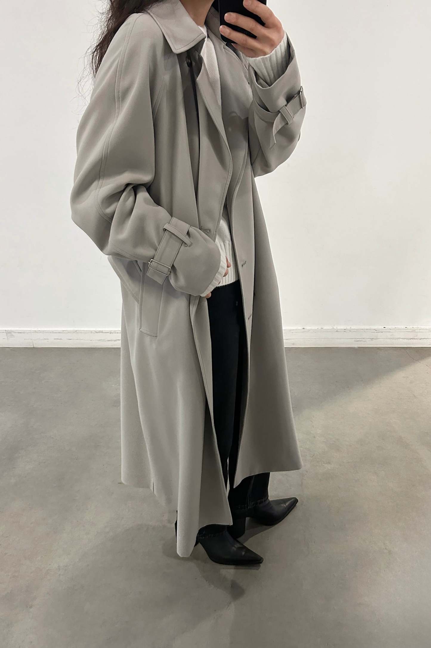 (Free Shipping)Oversized Trench Coat