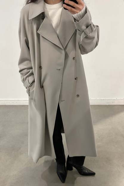 (Free Shipping)Oversized Trench Coat