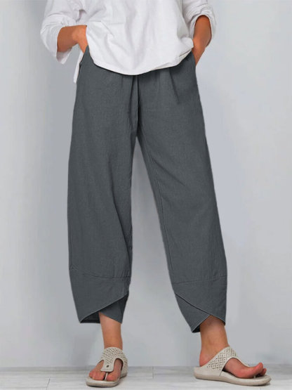 Linen Ankle Pants