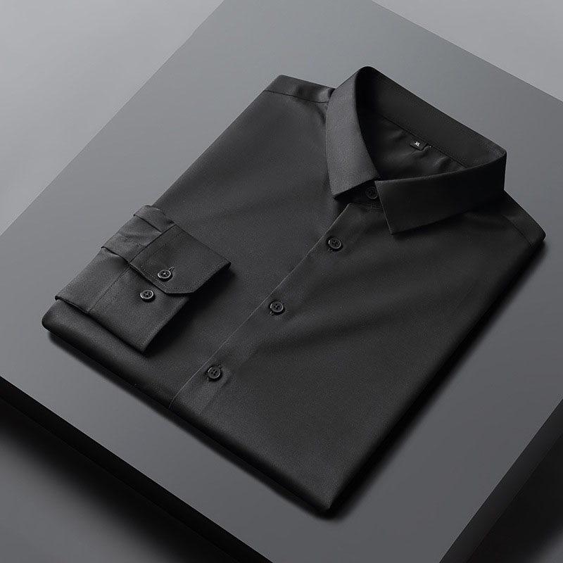 Men's Solid Wrinkle Resistant Shirt