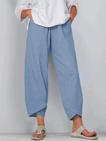 Linen Ankle Pants
