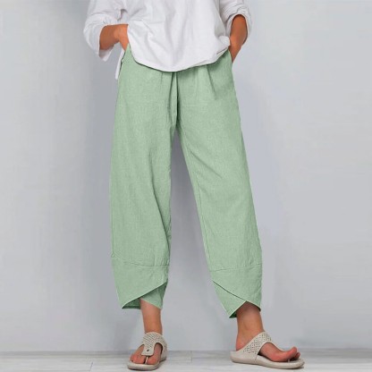 Linen Ankle Pants