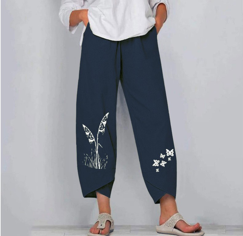 Linen Ankle Pants
