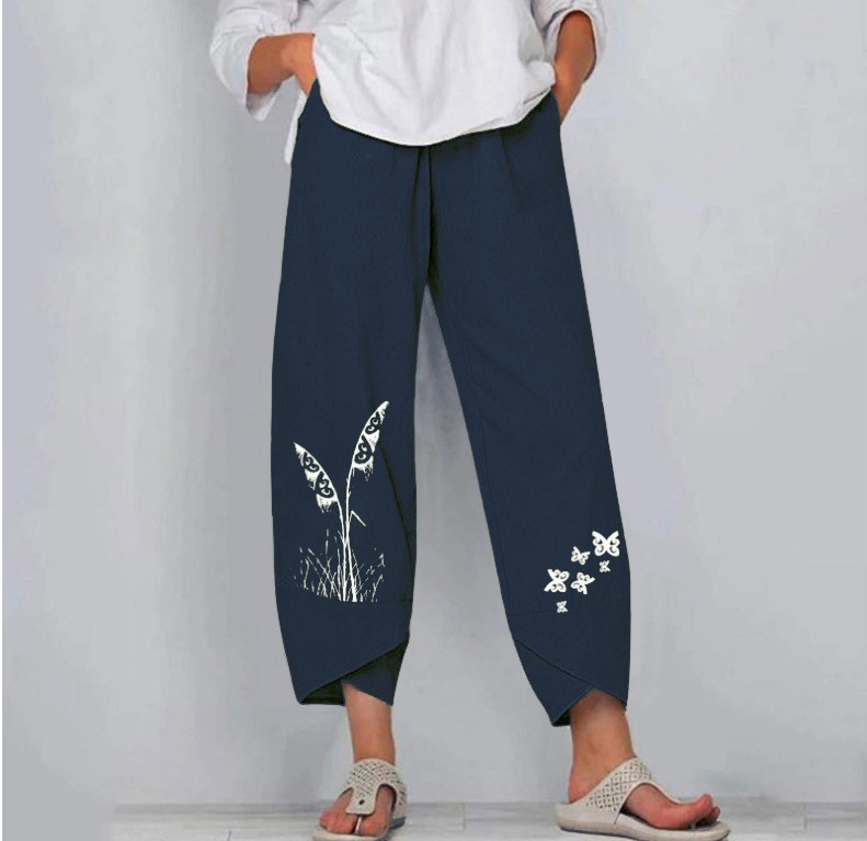 Linen Ankle Pants