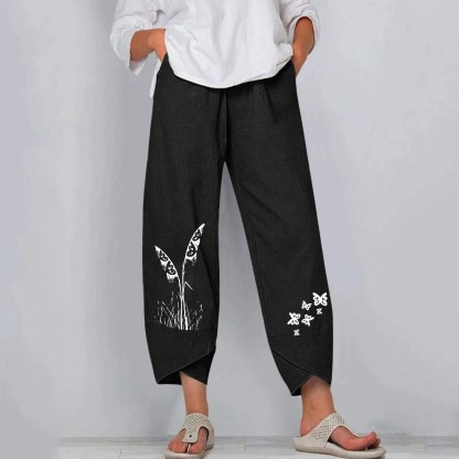 Linen Ankle Pants