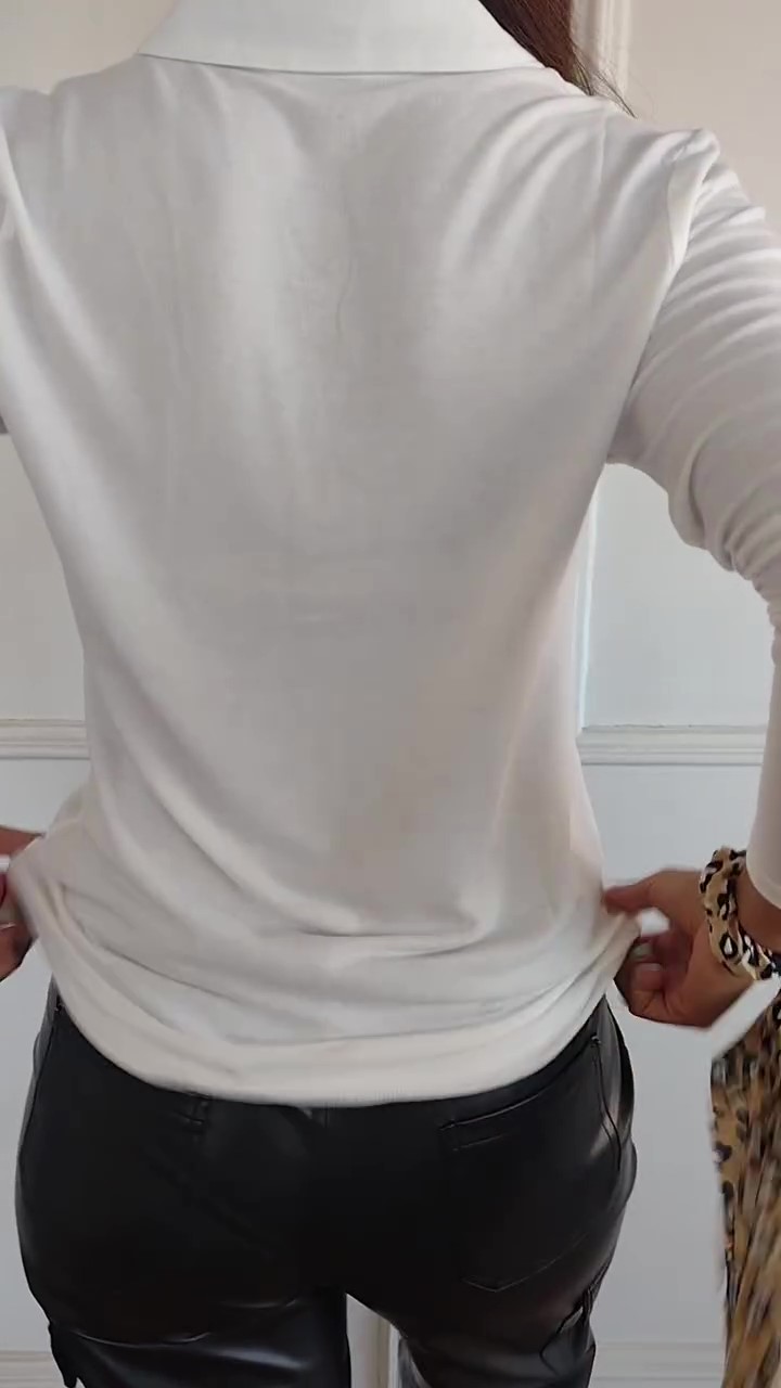 Women's Cotton V-Neck Comfortable Shirt