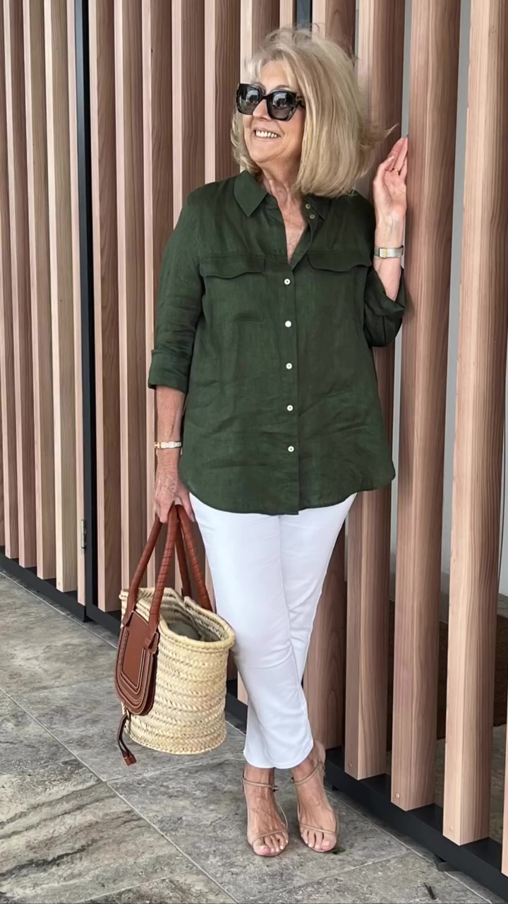 2024 New Women's Cotton Linen Casual Shirt