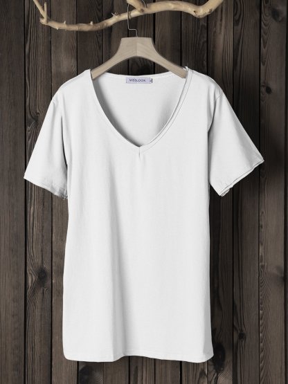 Short Sleeve V-neck Shirts