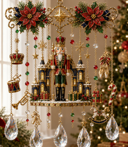🎄CHRISTMAS EARLY BIRD SALE — 49% OFF – Christmas-Themed Crystal Wind Chime